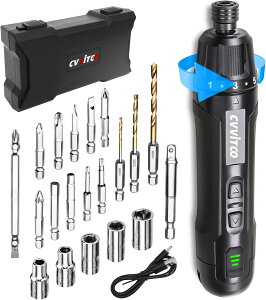 CVVITOO �d���h���C�o�[ 3.6V �R�[�h���X �h���C�o�[�L�b�g �d���g���N 6N.m �蓮 20N.m ���� USB Type-C �[�d�� �ƒ�p ���^�Ƌ� �g�ݗ��� �C�� DIY