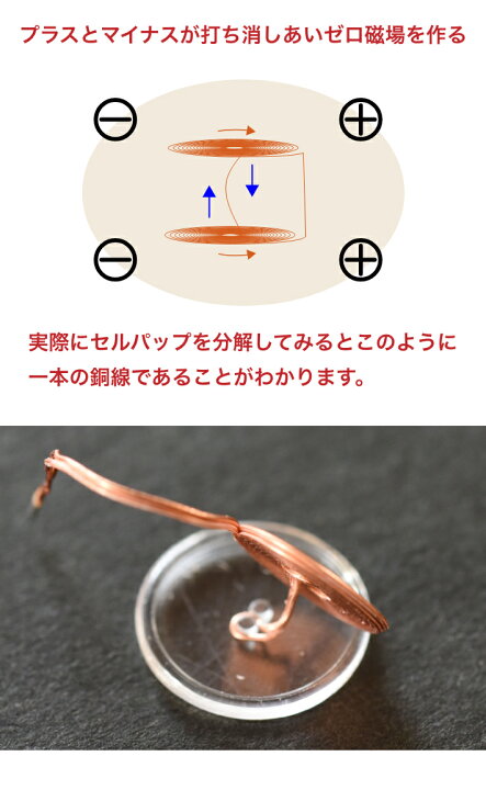 楽天市場】【リニューアル】セルパップ ゼロ磁場アーシング パッド37 