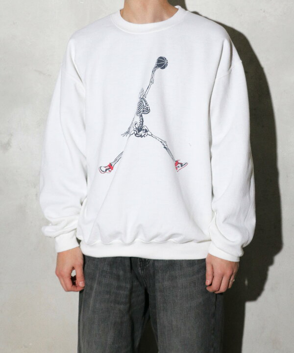 楽天市場】【THRIFTY LOOK / スリフティールック】JUMP SKULL CREW 