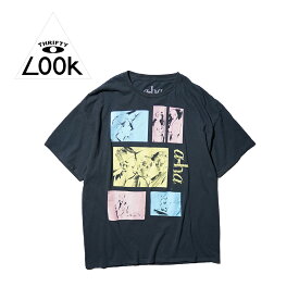 【THRIFTY LOOK / スリフティールック】THRIFTY "A-HA" TEE アハ バンドT オフィシャル ライセンシー Tシャツ ユーズド加工 ヴィンテージ加工