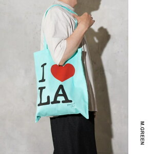 �yTHRIFTY LOOK / �X���t�e�B�[���b�N�zI LOVE LACOTTON TOTE �g�[�g�o�b�N A4���[ �O���t�B�b�N �A�C���uLA�v�����g �G�R�o�b�N