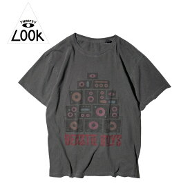 【THRIFTY LOOK / スリフティールック】THRIFTY PIGMENT "BEASTIE BOYS" TEE ビースティ・ボーイズ マイクミルズ デザイン グラフィック オフィシャル ライセンシー Tシャツ ピグメント加工