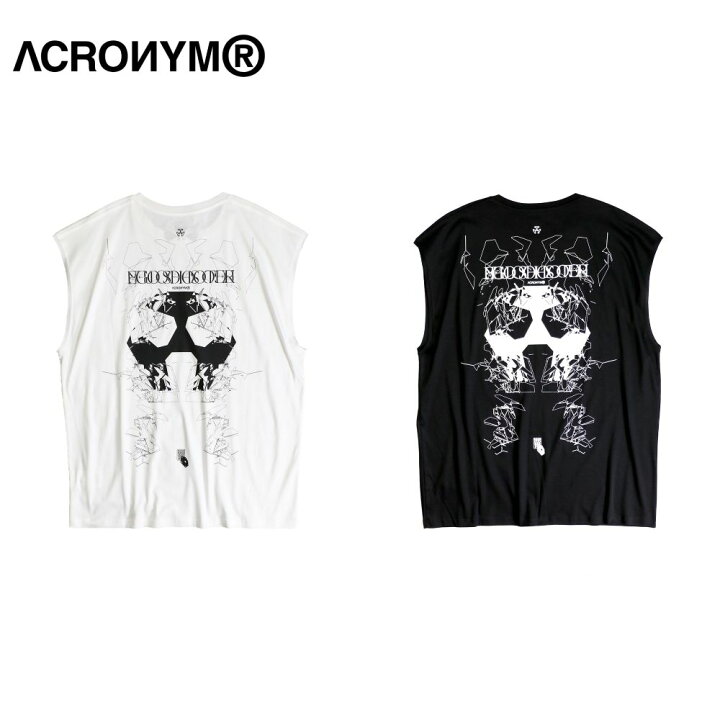 楽天市場】ACRONYM / MERCERIZED SLEEVELESS T-SHIRTS [LOOSE FIT 