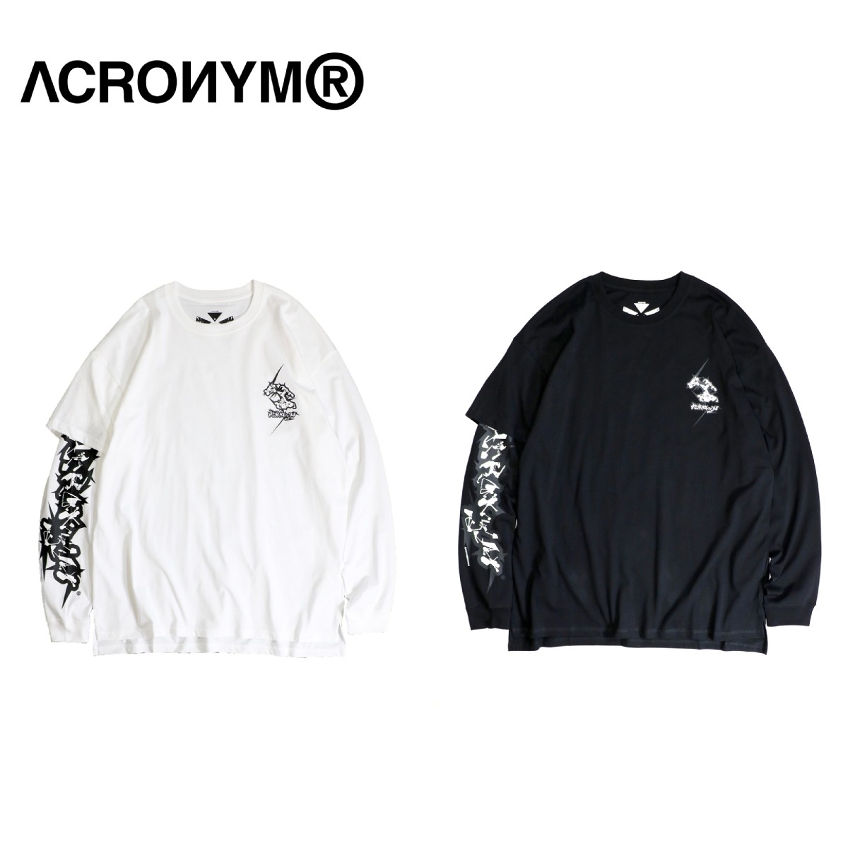 ACRONYM(アクロニウム) S29-PR-A Organic Cotton Long Sleeve  T-shirt-Digital-Mountain ACRONYM S29-PR-A サイズL アクロニウム
