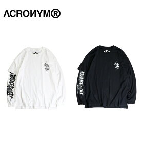 【ACRONYM / アクロニウム】100% ORGANIC COTTON LONG SLEEVE T-SHIRT [STRAIGHT FIT] (S29-PR-B)