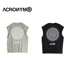 【ACRONYM / アクロニウム】 PIMA COTTON SLEEVELESS T-SHIRT［STRAIGHT FIT］ (S25-PR-C)