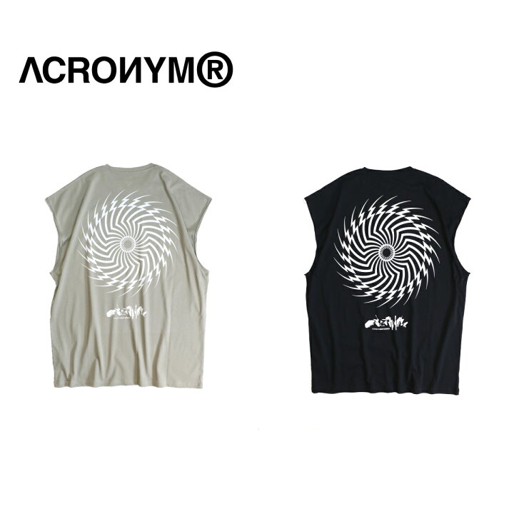 楽天市場】【ACRONYM / アクロニウム】 PIMA COTTON SLEEVELESS T 