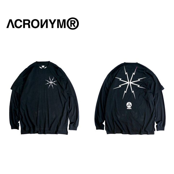 楽天市場】【ACRONYM / アクロニウム】 PIMA COTTON LONG SLEEVE T 