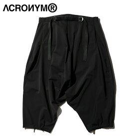 【SALE 定価\228,800→14%OFF】【ACRONYM / アクロニウム】SCHOELLER? DRYSKIN? ULTRAWIDE TROUSER GEN 1 [ULTRAWIDE FIT] (P58-DS) ストレッチナイロン ウルトラワイド サルエルパンツ トラウザー