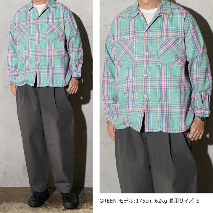楽天市場】【DAN RIVER / ダンリバー】DAMAGED CHECK FLANNEL SHIRT 