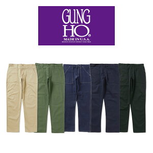 �yWEB����z�yGUNG HO USA / �K���z�[�z SLIM FUTIGUE 4POCKET PANT MADE IN USA �t�@�e�B�[�O�p���c �X���� �A�����J��