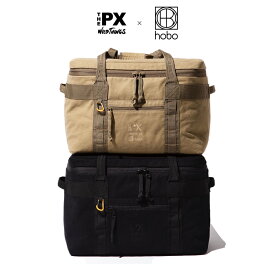 【THE PX WILD THINGS × HOBO / ザ・ピーエックス ワイルドシングス × ホーボー】PLAY SOFT COOLER CONTAINER BAG COTTON CANVAS VINTAGE WASH (HB-BG4252) ソフトコンテナバッグ 保冷バッグ コラボレーション