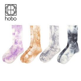 【HOBO / ホーボー】TIE-DYED CREW SOCKS (HB-SO4002) MADE IN JAPAN タイダイ ソックス