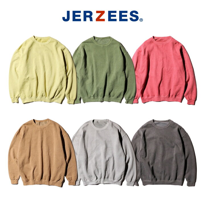 楽天市場】【JERZEES / ジャージーズ】JERZEES / PIGMENT DYE CREW 