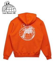 【Last Resort AB / ラストリゾートエービー】 WORLD HOODIE ブランドロゴ キャラクター グラフィック プルオーバーパーカー
