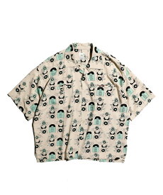 【O.K. / オーケー】 VINYL RAYON SHIRTS (EXCLUSIVE) ルーズ レーヨン シャツ