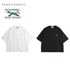 【SUNNY SPORTS × PENNEY'S / サニースポーツ × ペニーズ】 BIGGEST FOX SS POCKET TEE Primeflex ビゲスト ビッグシルエット Tシャツ フォックス ワンポイント