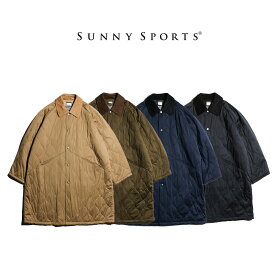 【SUNNY SPORTS / サニースポーツ】 SOFT SHELL BIG COAT ソフトシェル シンサレート 襟コーデュロイ オーバーサイズコート