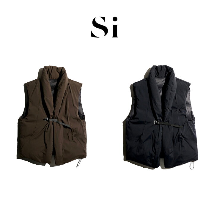 楽天市場】【SI × TAION / エスアイ×タイオン】 PUFFER DOWN VEST 