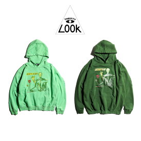 【THRIFTY LOOK / スリフティールック】 WORN-OUT BAND HOODIE "NIRVANA INCESTICIDE" ダメージ加工 ニルヴァーナ バンド パーカー