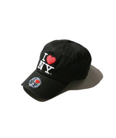 【THRIFTY LOOK / スリフティールック】 I LOVE NY CAP オフィシャルライセンス 6パネル カーブドバイザー 刺繍 キャップ