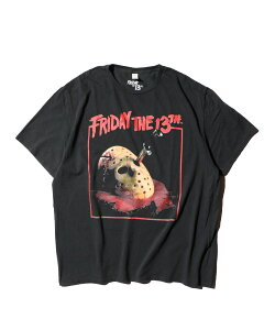 �yTHRIFTY LOOK / �X���t�e�B�[���b�N�zTHRIFTY FRIDAY THE 13TH TEE�uFRIDAY THE 13TH�i13���̋��j��)�v�|�X�^�[ �I�t�B�V���� ���C�Z���V�[ T�V���c ���[�Y�h���H ���B���e�[�W���H