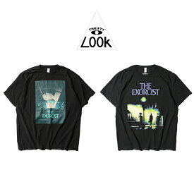 【THRIFTY LOOK / スリフティールック】THRIFTY "THE EXORCIST" TEE エクソシスト ホラー映画 オフィシャル ライセンシー Tシャツ ユーズド加工 ヴィンテージ加工