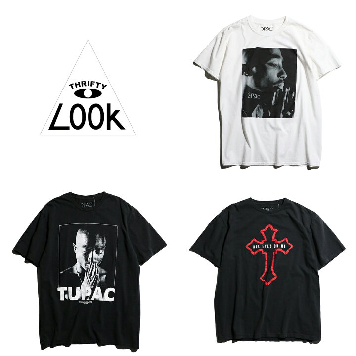 楽天市場】【THRIFTY LOOK / スリフティールック】 THRIFTY 2Pac グラフィック カスタムTシャツ ヴィンテージ加工