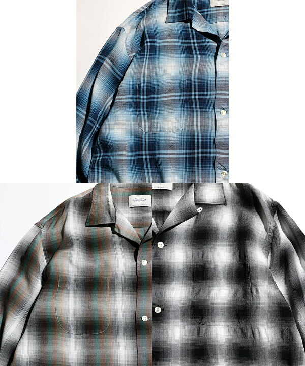 楽天市場】【TOWNCRAFT / タウンクラフト】 60S OMBRE LOOP COLLAR 