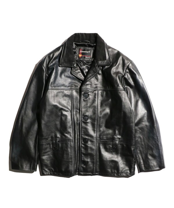 楽天市場】【TOWNCRAFT / タウンクラフト】 LEATHER CAR COAT レザー 