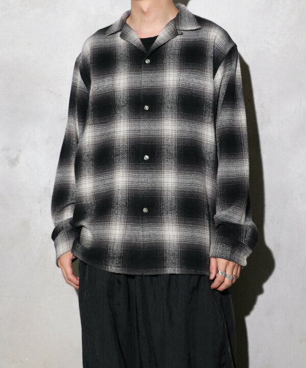 楽天市場】【TOWNCRAFT / タウンクラフト】60S LOOP COLLAR NEL OMBRE 