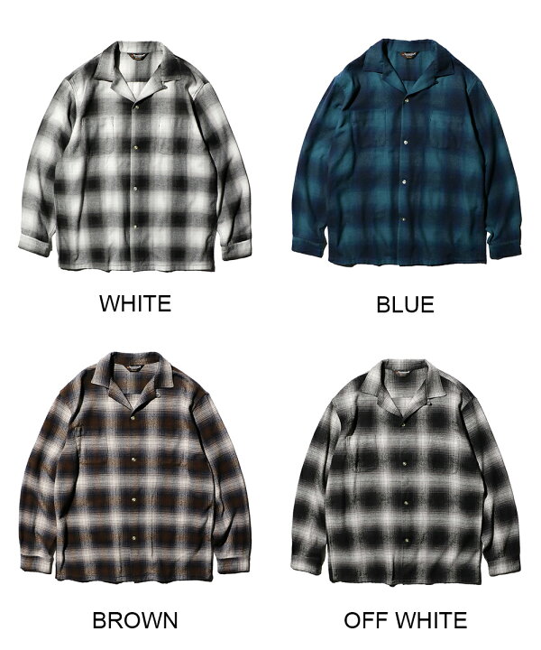 楽天市場】【TOWNCRAFT / タウンクラフト】60S LOOP COLLAR NEL OMBRE 