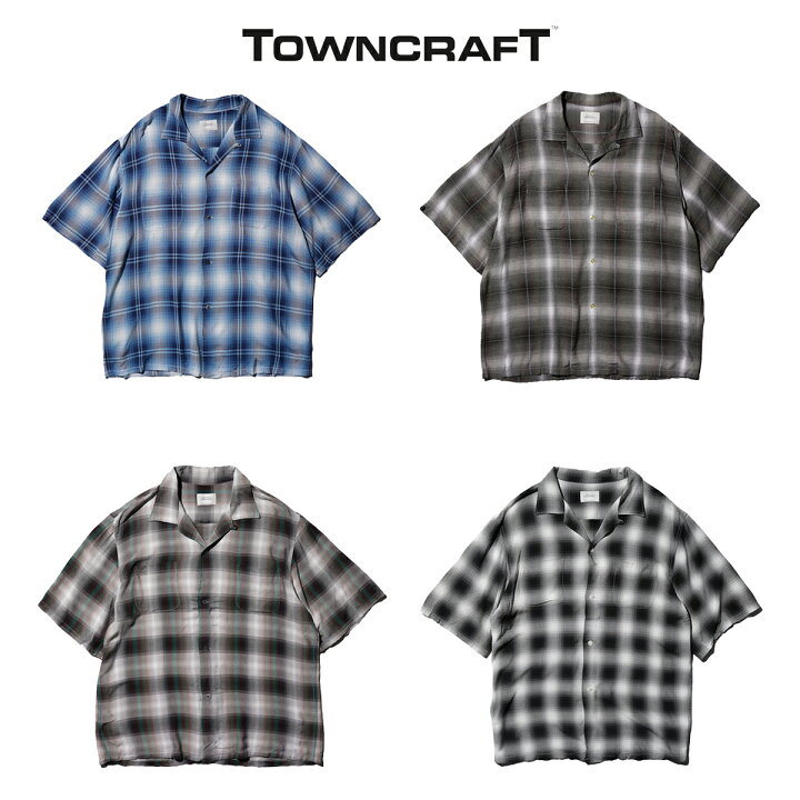 楽天市場】【TOWNCRAFT / タウンクラフト】 60S LOOP COLLAR SS SHIRTS 
