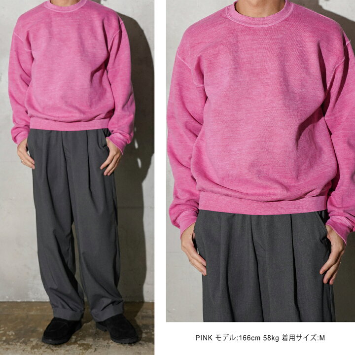 楽天市場】【TOWNCRAFT / タウンクラフト】90S PIGMENT CREW SWEAT 