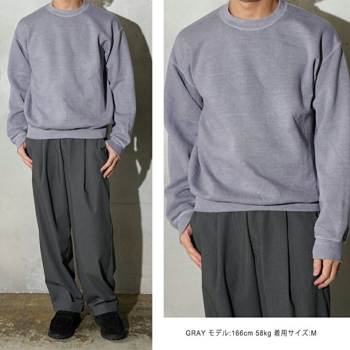 楽天市場】【TOWNCRAFT / タウンクラフト】90S PIGMENT CREW SWEAT 