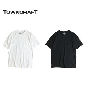 【TOWNCRAFT / タウンクラフト】USA MADE PACK POCKET TEE アメリカ製 無地 ポケットTシャツ パックTシャツ