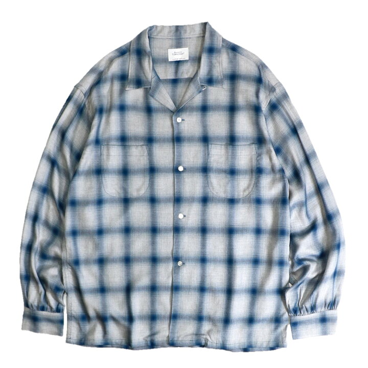 楽天市場】【TOWNCRAFT / タウンクラフト】OMBRE LOOP COLLAR SHIRTS  