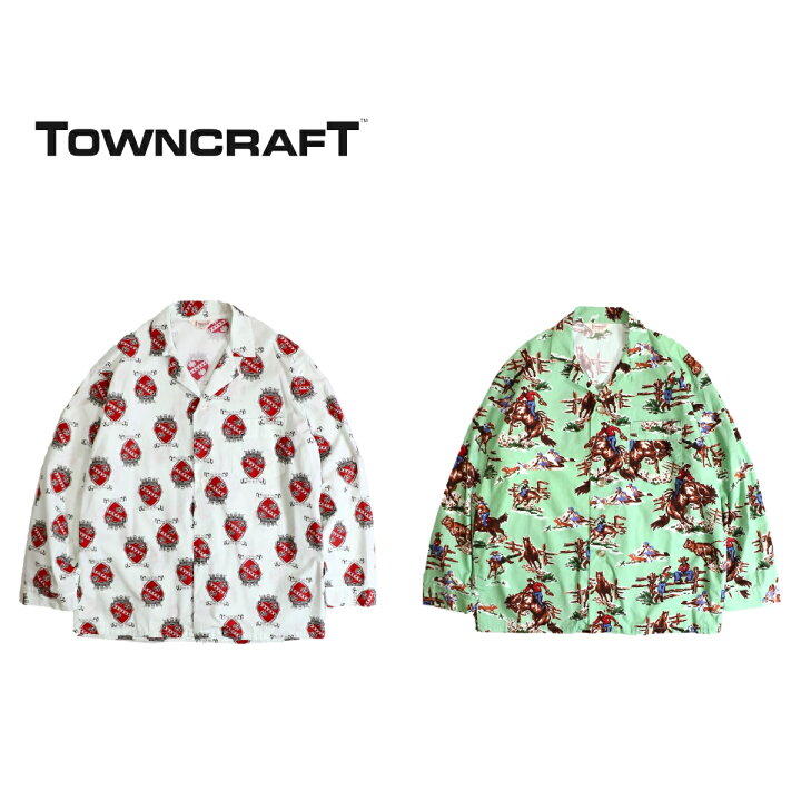 楽天市場】【TOWNCRAFT / タウンクラフト】PAJAMA PRINTED JACKET MADE 