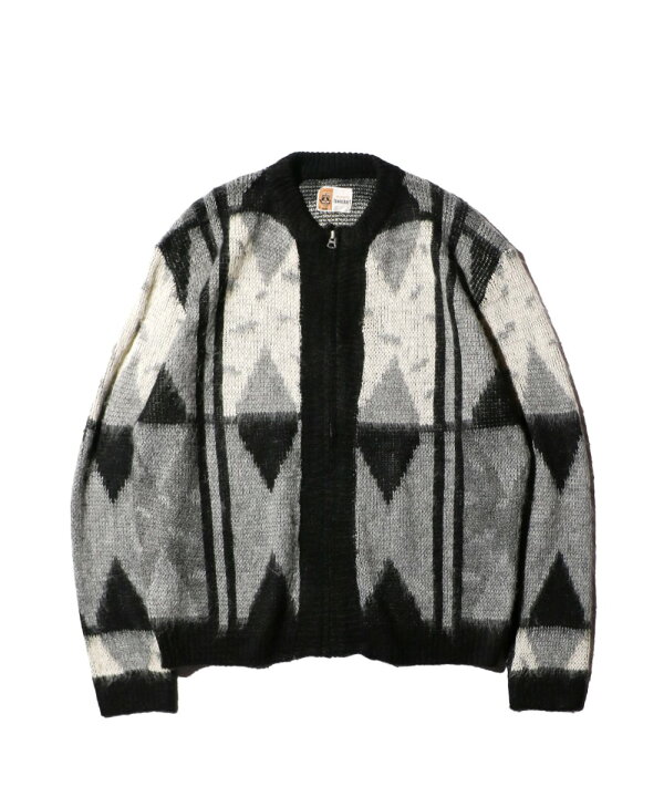 楽天市場】【TOWNCRAFT / タウンクラフト】JACQUARD ZIP CARDIGAN 