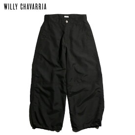 【WILLY CHAVARRIA / ウィリーチャバリア】 RAVER PANTS POLYESTER ポリエステル ワイド パンツ