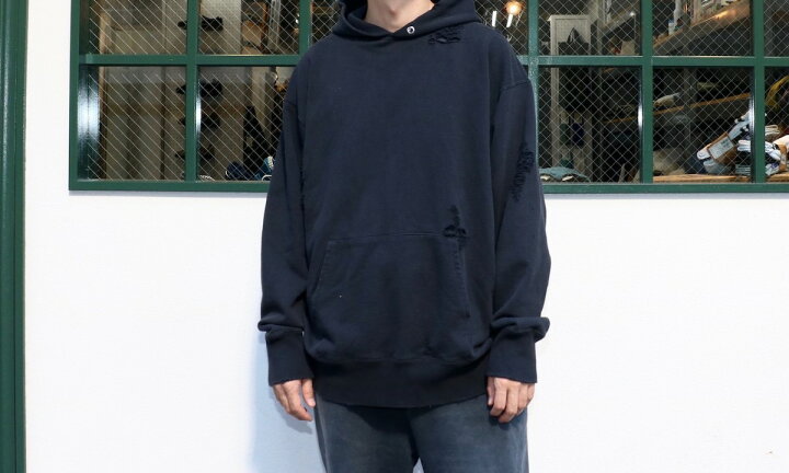 楽天市場】THRIFTY LOOK / スリフティールック WORN-OUT PULL HOODIE  