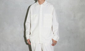 【HOBO / ホーボー】L/S SHIRT COTTON WEATHER CLOTH VINTAGE WASH(HB-S4301) CPOシャツ コットン ヴィンテージ