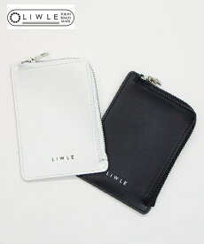 LIWLE リウル CONNECT CARD CACE レザー 本革 ミニマル シンプル カードケース 取り付け可能 小銭入れ ブラック ホワイト MADE IN JAPAN 日本製 メンズ レディース ユニセックス