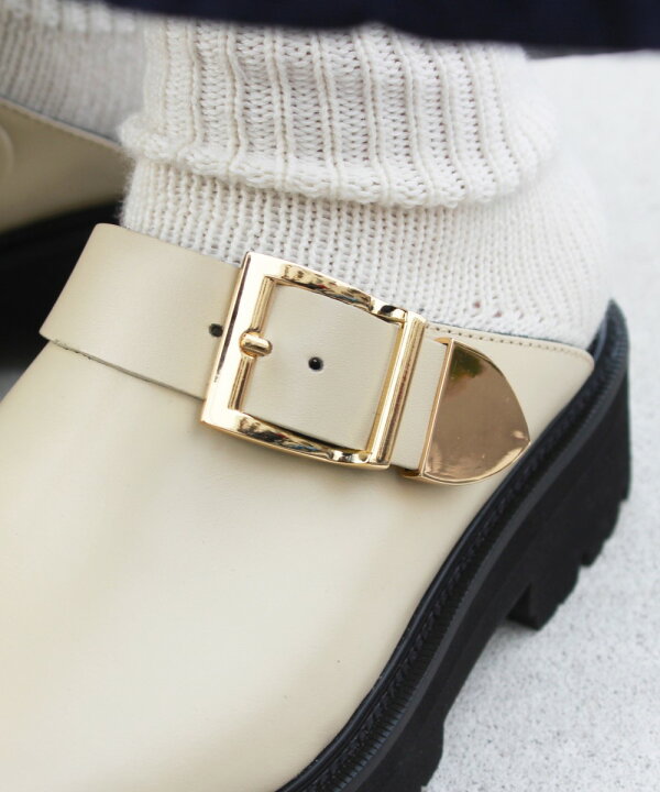 楽天市場】CAMINANDO / カミナンド BUCKLE CLOG MULES 2415W バックル  