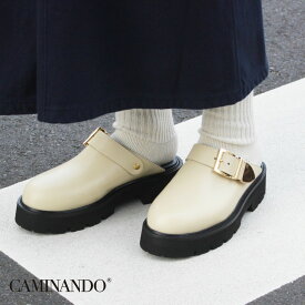 CAMINANDO / カミナンド BUCKLE CLOG MULES 2415W バックル クロッグサンダル ミュール