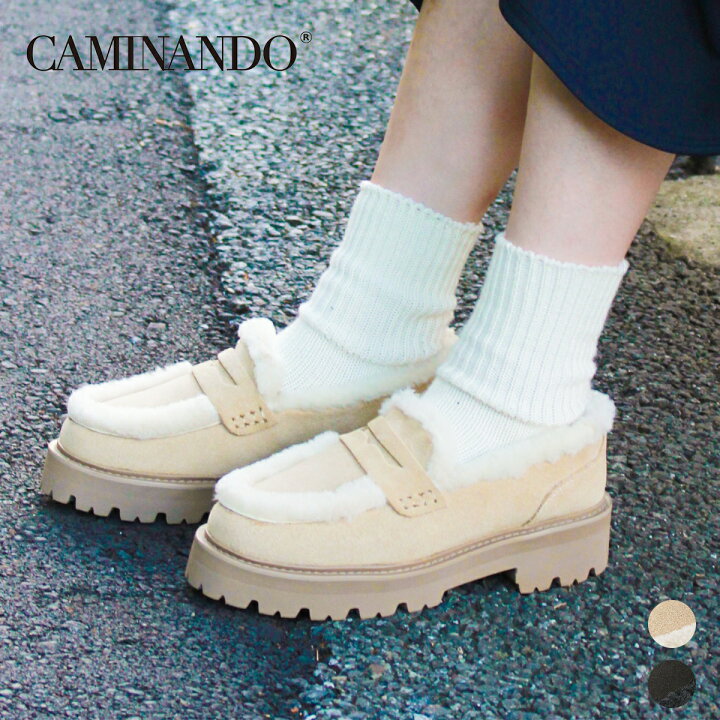 楽天市場】CAMINANDO / カミナンド MOUTON PENNY LOAFERS 24105W 