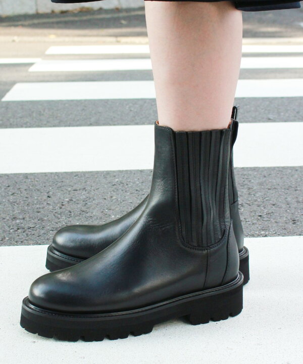 美品】Caminando カミナンド 別注 目まぐるしい サイドゴアブーツ 