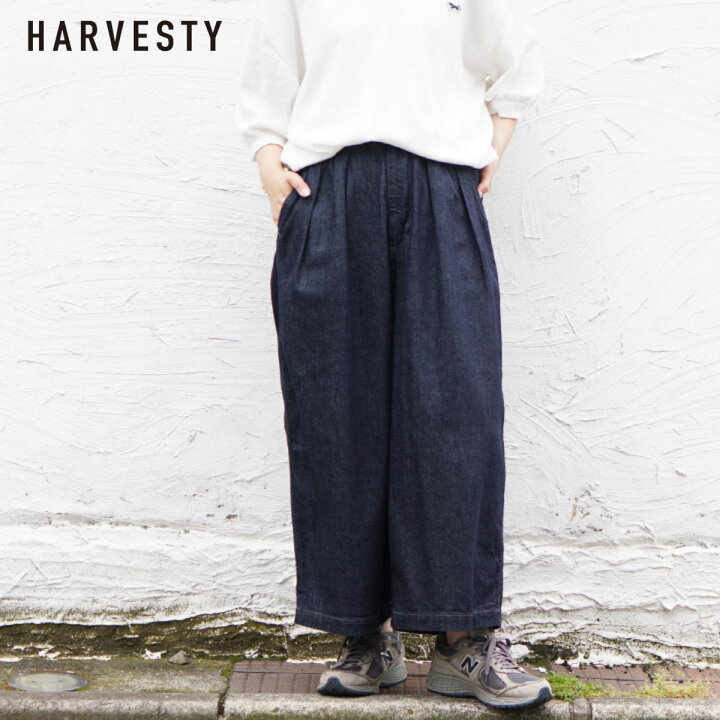 楽天市場】HARVESTY / ハーベスティ DENIM CIRCUS BAGGY PANTS OW MADE 