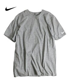 【再入荷・海外企画】 NIKE ナイキ CORE COTTON S/S TEE 半袖 ワンポイント Tシャツ コットン Men's Ladies スウォッシュ ホワイト ネイビー チャコール グレー ブラックL XL XXL