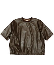 WILLY CHAVARRIA ウィリー チャバリア フェイクレザー Tシャツ